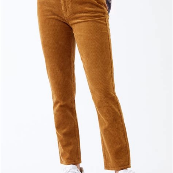 Pacsun Brown Corduroy Mom Jeans Pants 26 - Picture 1 of 9